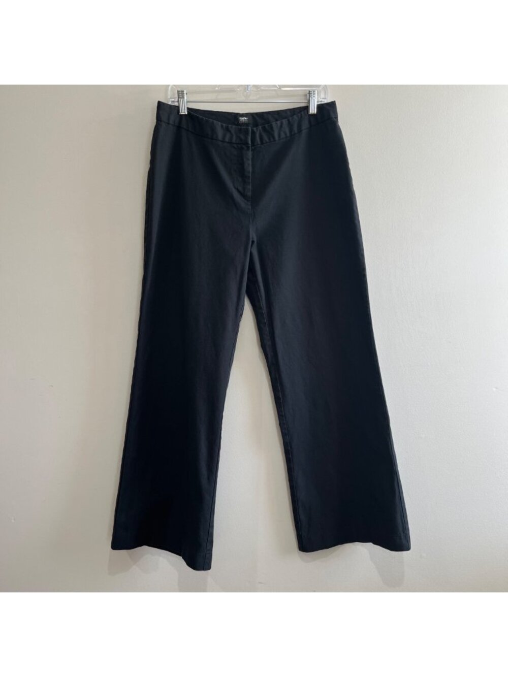 Mossimo Wide Leg Chino Pants Womens 12 Black Y2K Minimalist
